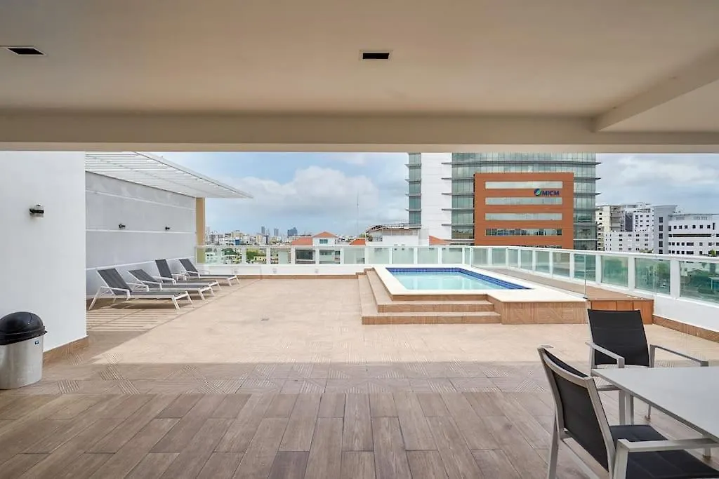 Lujoso/Moderno Pent House En Bella Vista. Terraza Privada, Piscina Apartment Santo Domingo